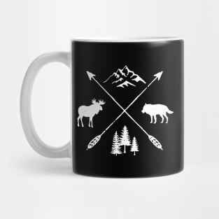 Wild nature in mountains of the North Mug